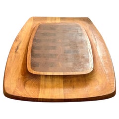 Danish Modern Teak Butcher Block Cutting Board by Jens Quistgaard for Dansk