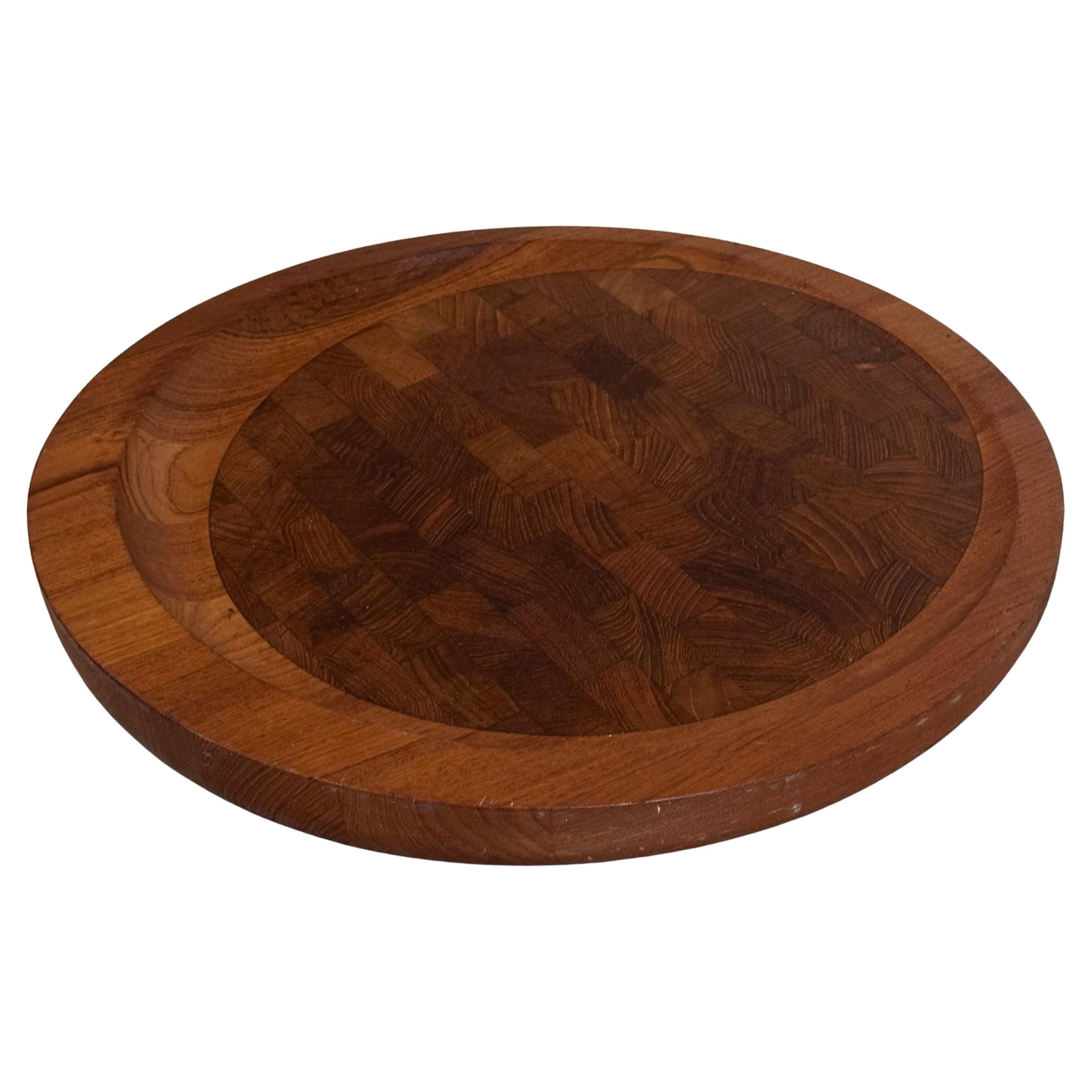 Danish Modern Teak Butcher Block Cutting Board by Jens Quistgaard for Dansk In Good Condition For Sale In San Diego, CA
