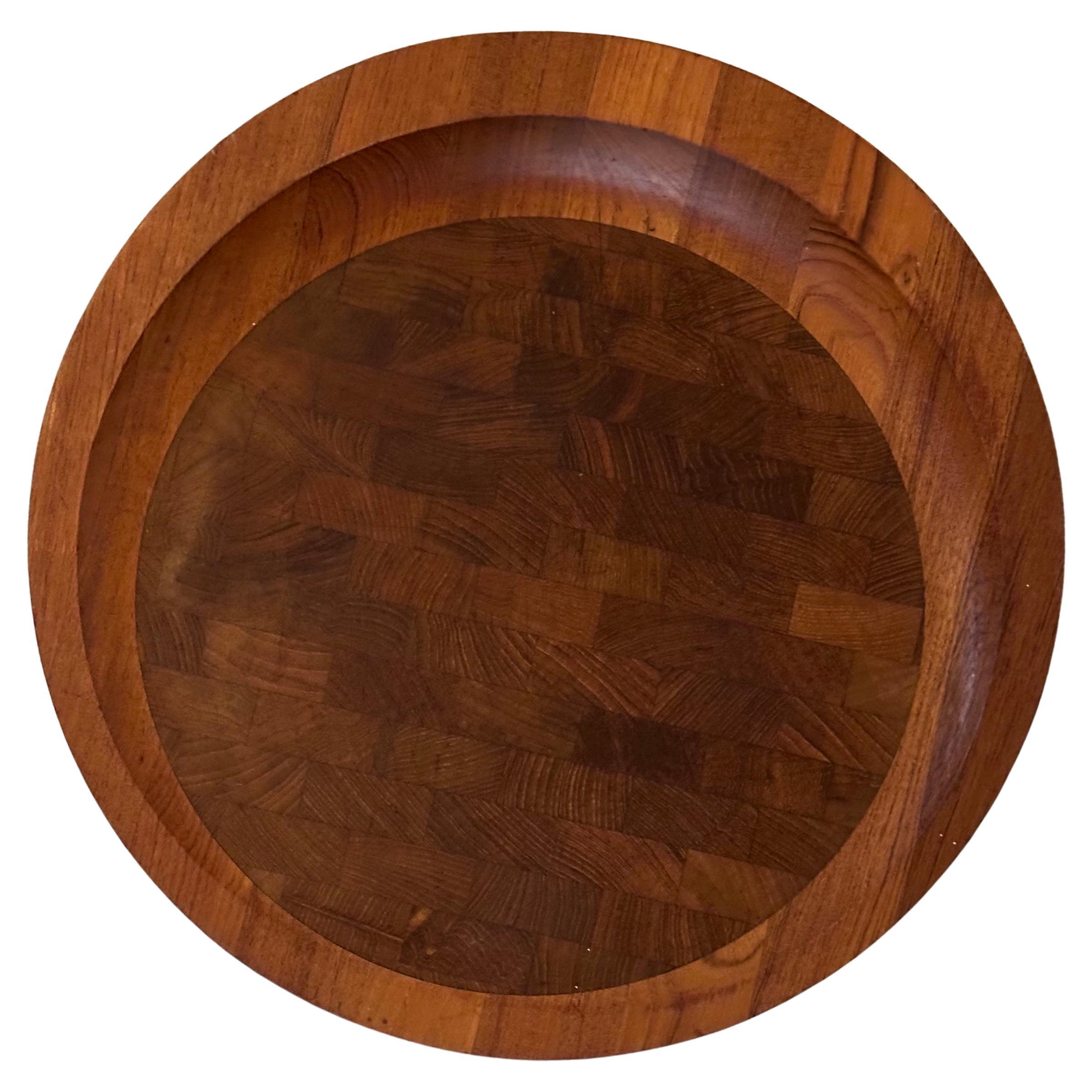 20th Century Danish Modern Teak Butcher Block Cutting Board by Jens Quistgaard for Dansk For Sale