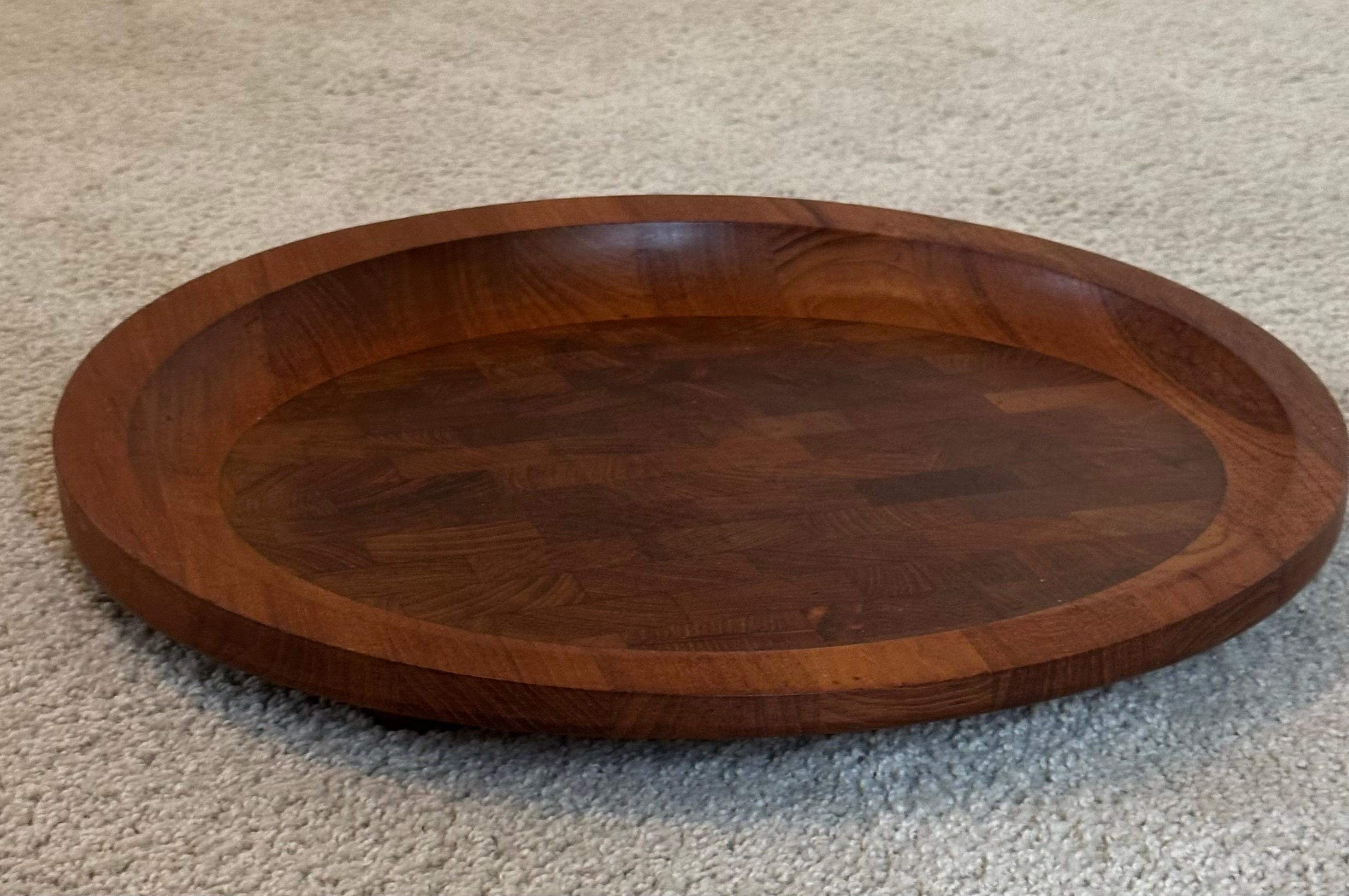 Danish Modern Teak Butcher Block Cutting Board by Jens Quistgaard for Dansk For Sale 1