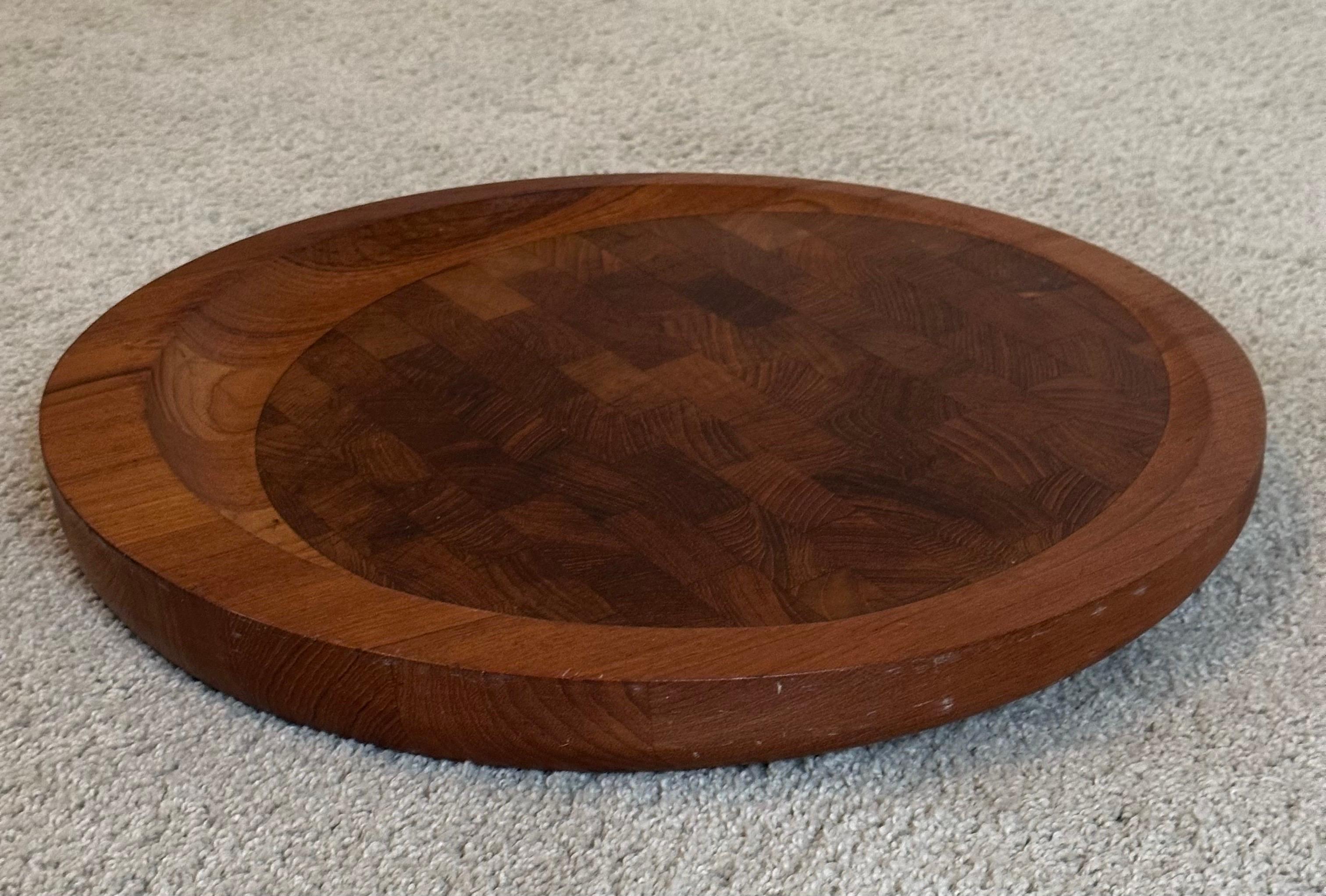 Danish Modern Teak Butcher Block Cutting Board by Jens Quistgaard for Dansk For Sale 3