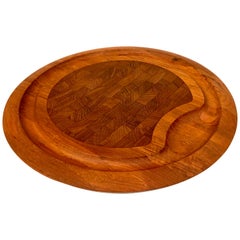 Danish Modern Teak Butcher Block Cutting Board by Jens Quistgaard for Dansk