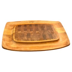 Danish Modern Teak Butcher Block Cutting Board by Jens Quistgaard for Dansk