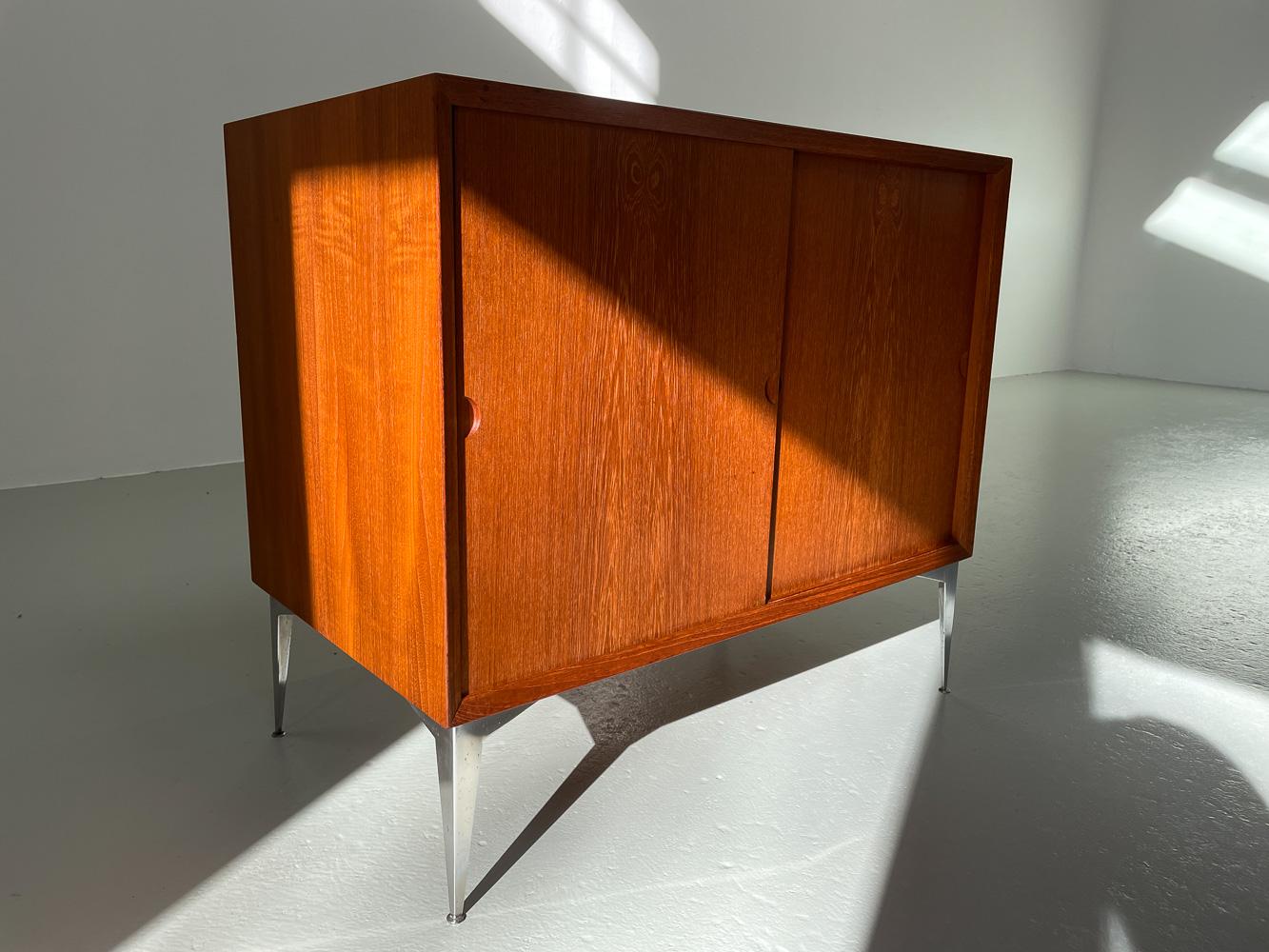 Danish Modern Teak Cabinet by Poul Cadovius for Cado, 1960s. For Sale 15
