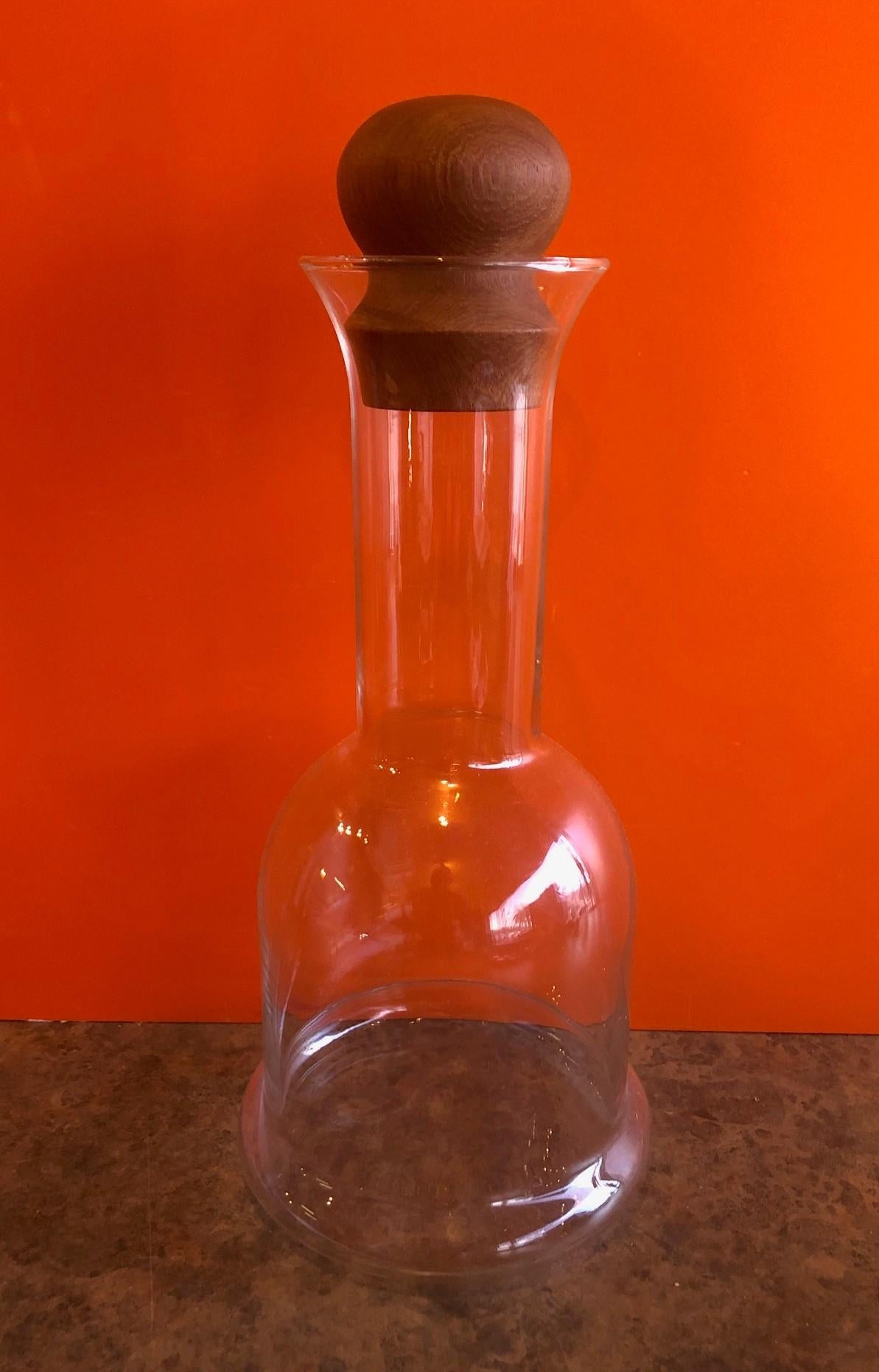 Scandinavian Modern Danish Modern Teak Capped Carafe by Jens Quistgaard for Dansk For Sale