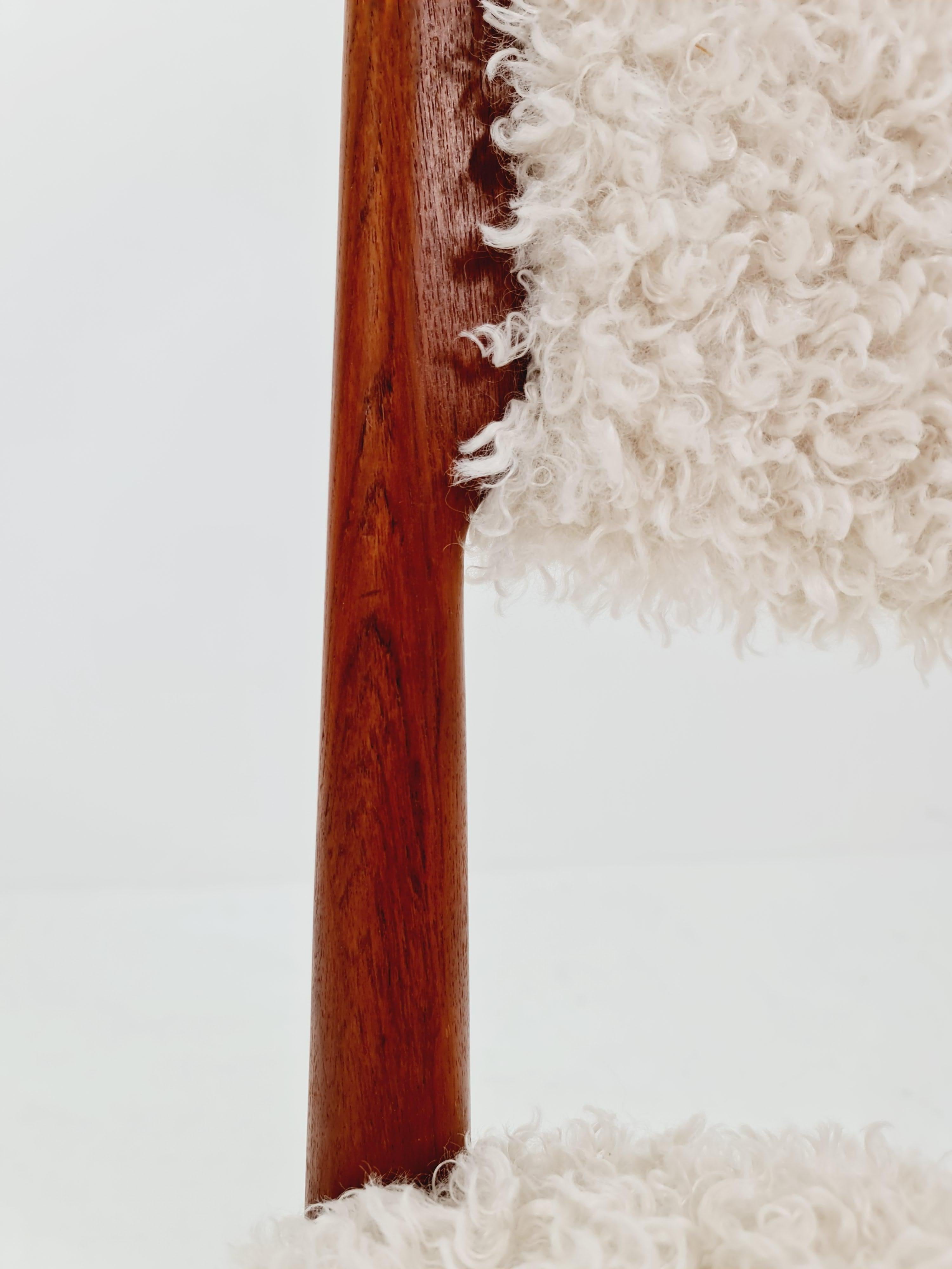 Mid-Century moderno Sedia danese moderna in teak By Design/One  clostrup  , 1960s in vendita
