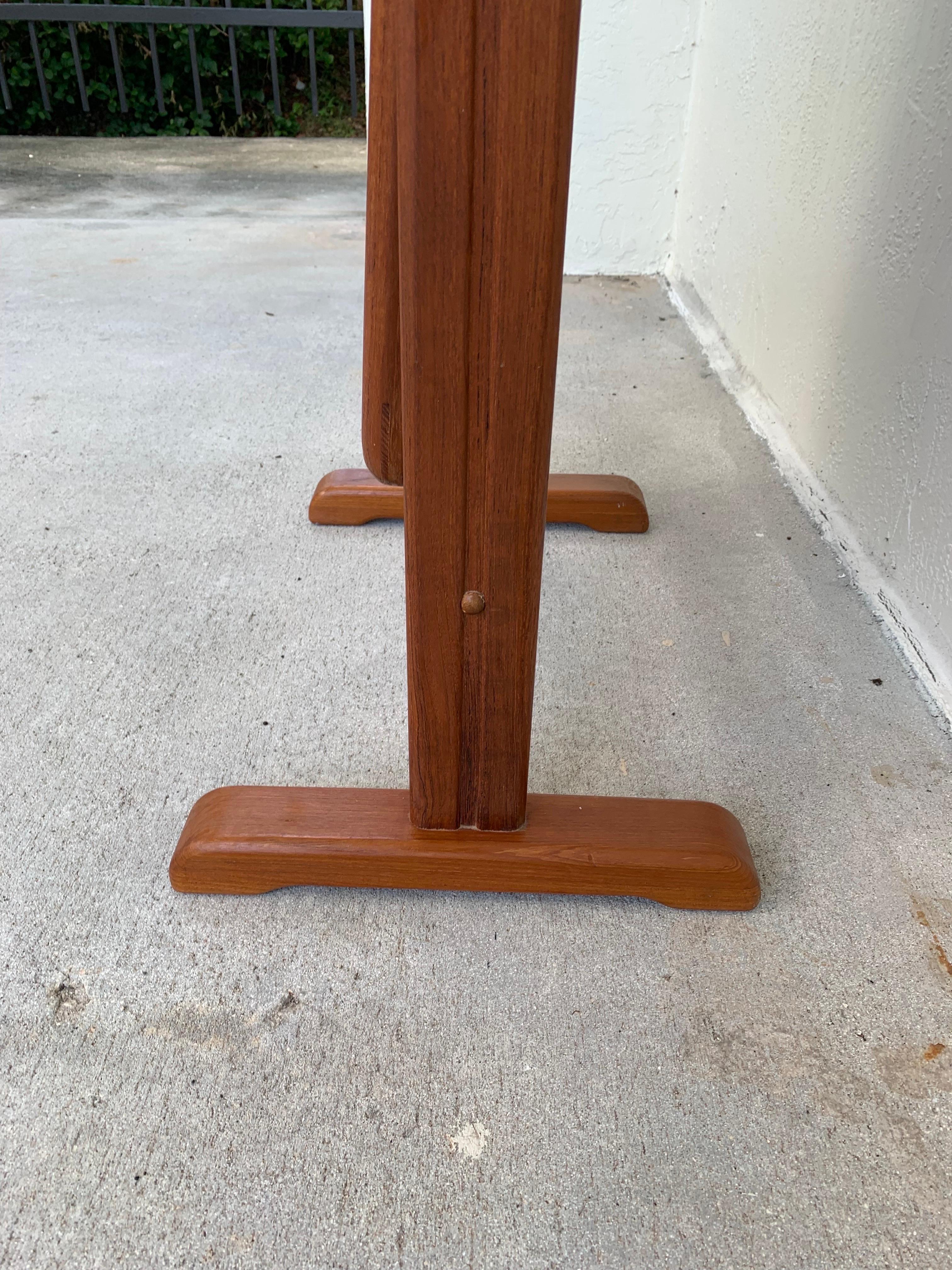 20th Century Danish Modern Teak Cheval Mirror