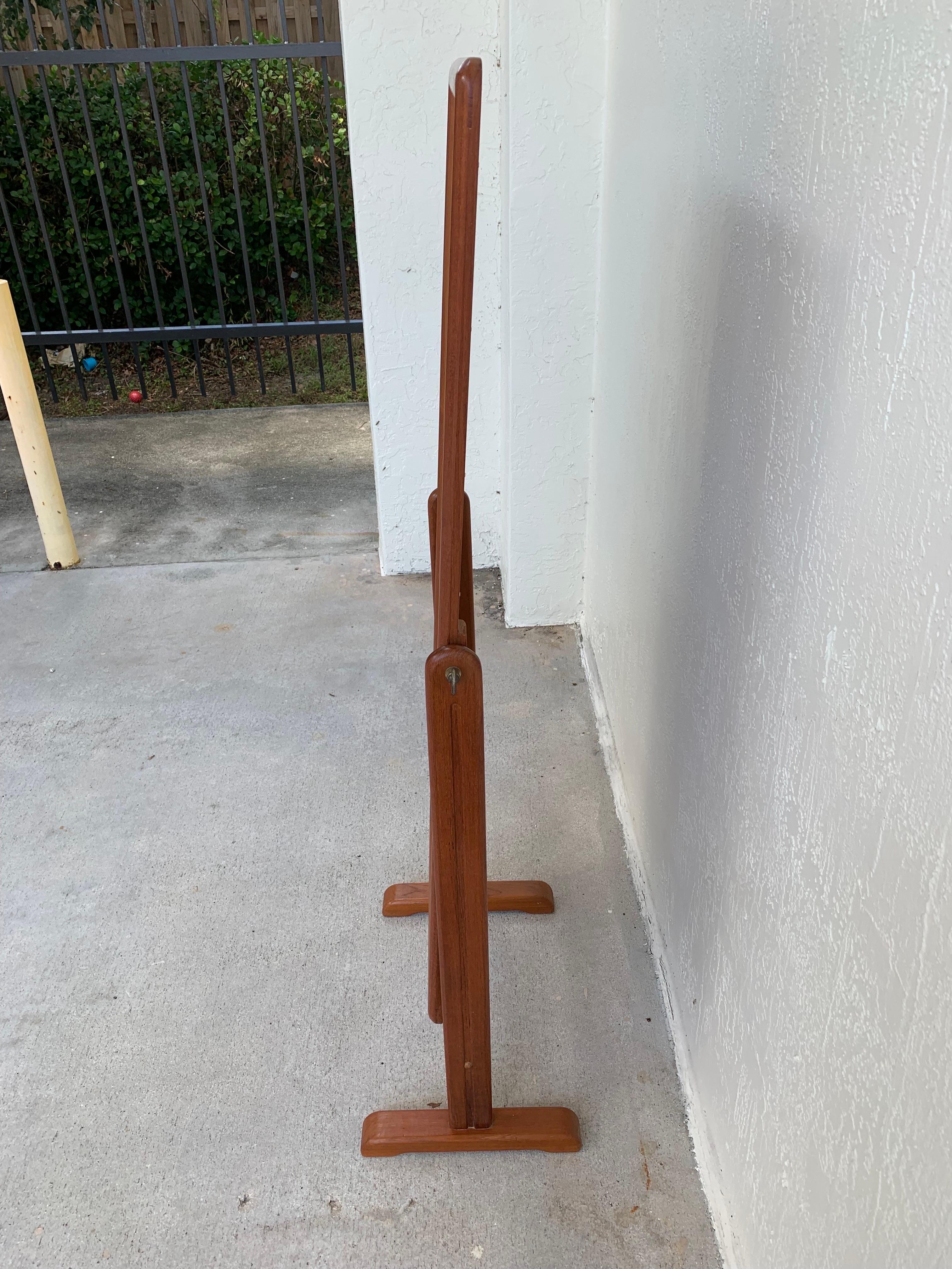 Danish Modern Teak Cheval Mirror 1