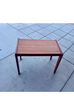 Table basse cocktail moderne danoise en teck