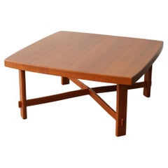 Dänischer Moderner Couchtisch aus Teakholz von Albert  Larssons  für Mobelfabrik  Tibro