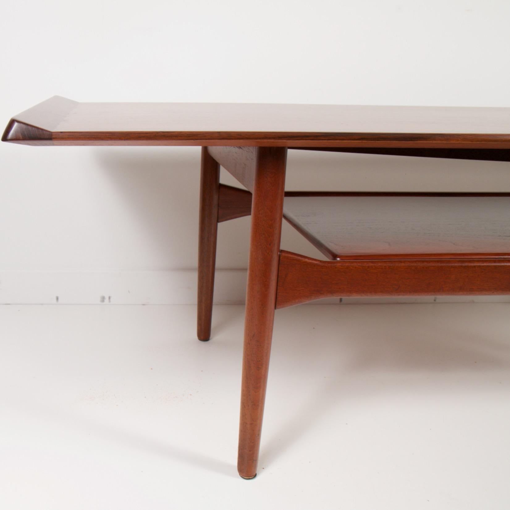 Mid-Century Modern Danish Modern Teak Coffee Table by Moreddi