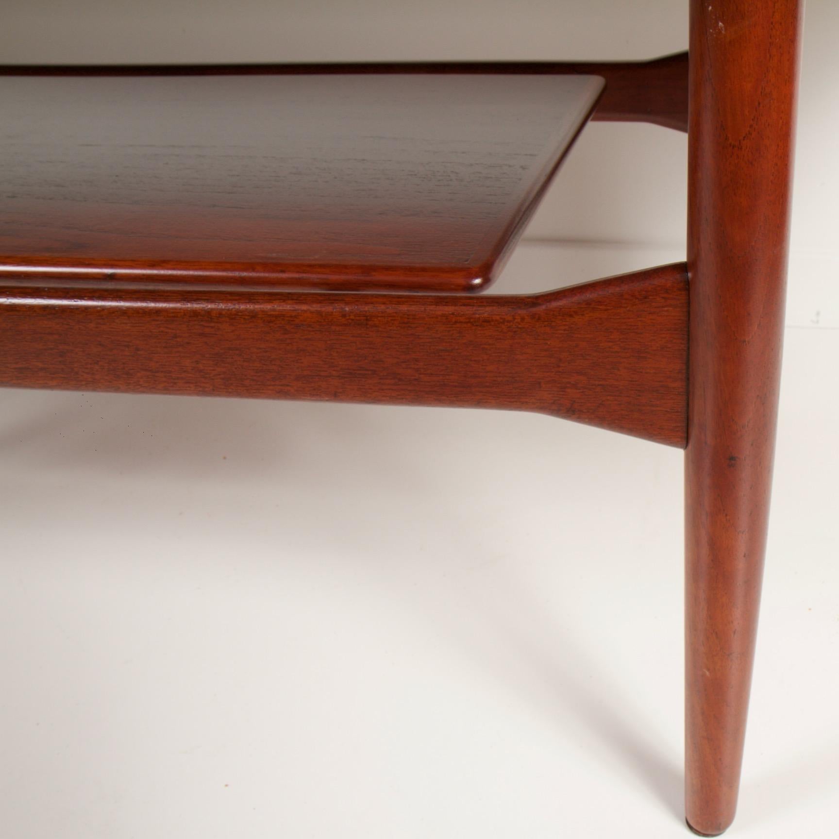 Danish Modern Teak Coffee Table by Moreddi 1