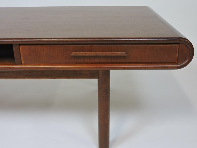 Danish Modern Teak Coffee Table With Drawers Toften Mobelfabrik