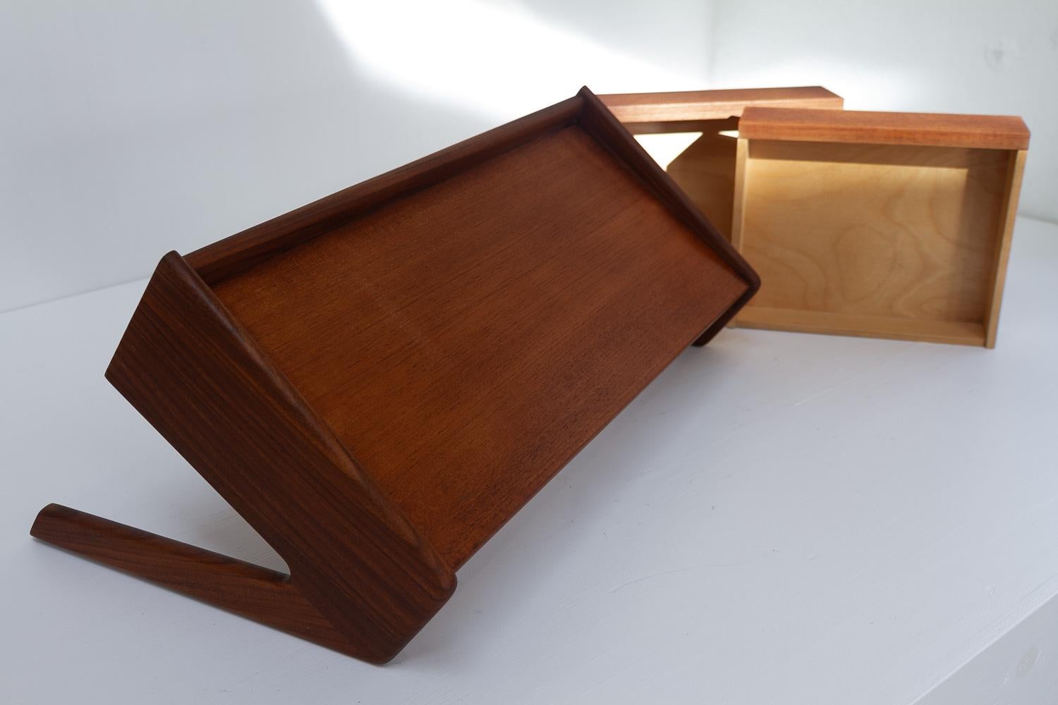 Danish Modern Teak Console by Sigfred Omann for Ølholm, 1960s. 12