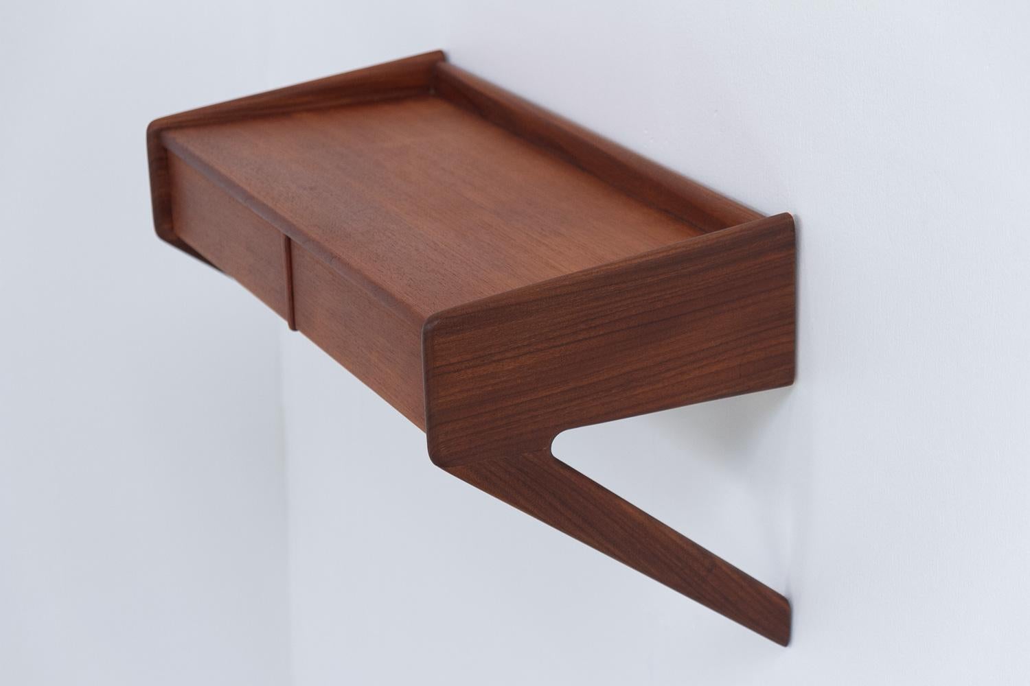 Scandinavian Modern Danish Modern Teak Console by Sigfred Omann for Ølholm, 1960s.