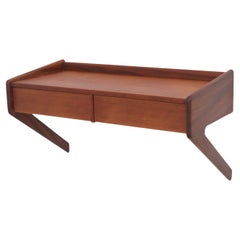 Danish Modern Teak Console by Sigfred Omann for Ølholm, 1960s.