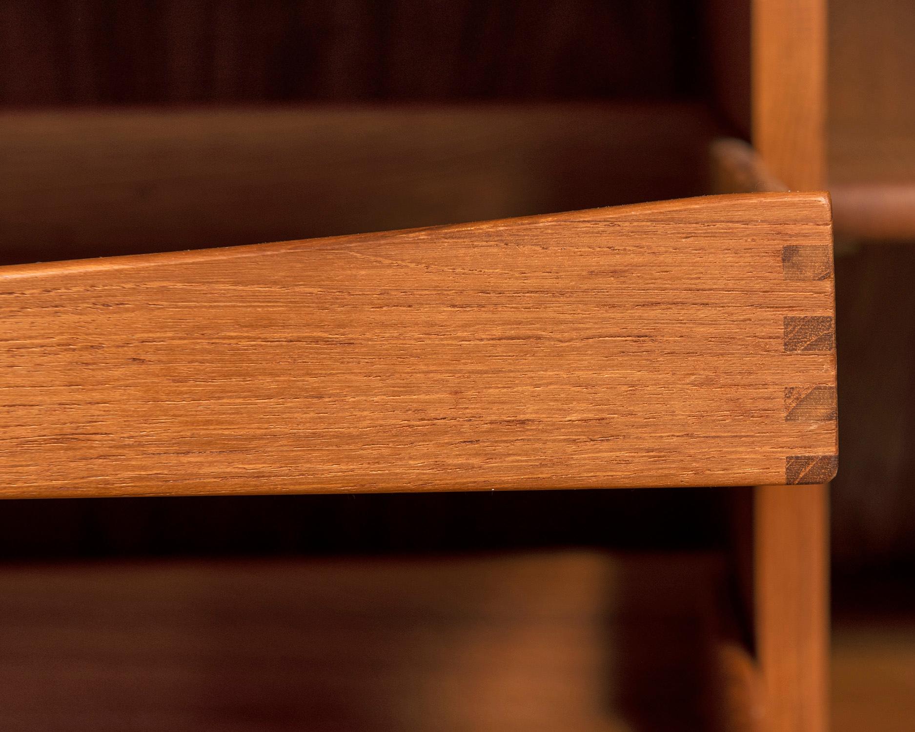 Veneer Danish Modern Teak Credenza by Bernhard Pedersen & Son, circa 1960s