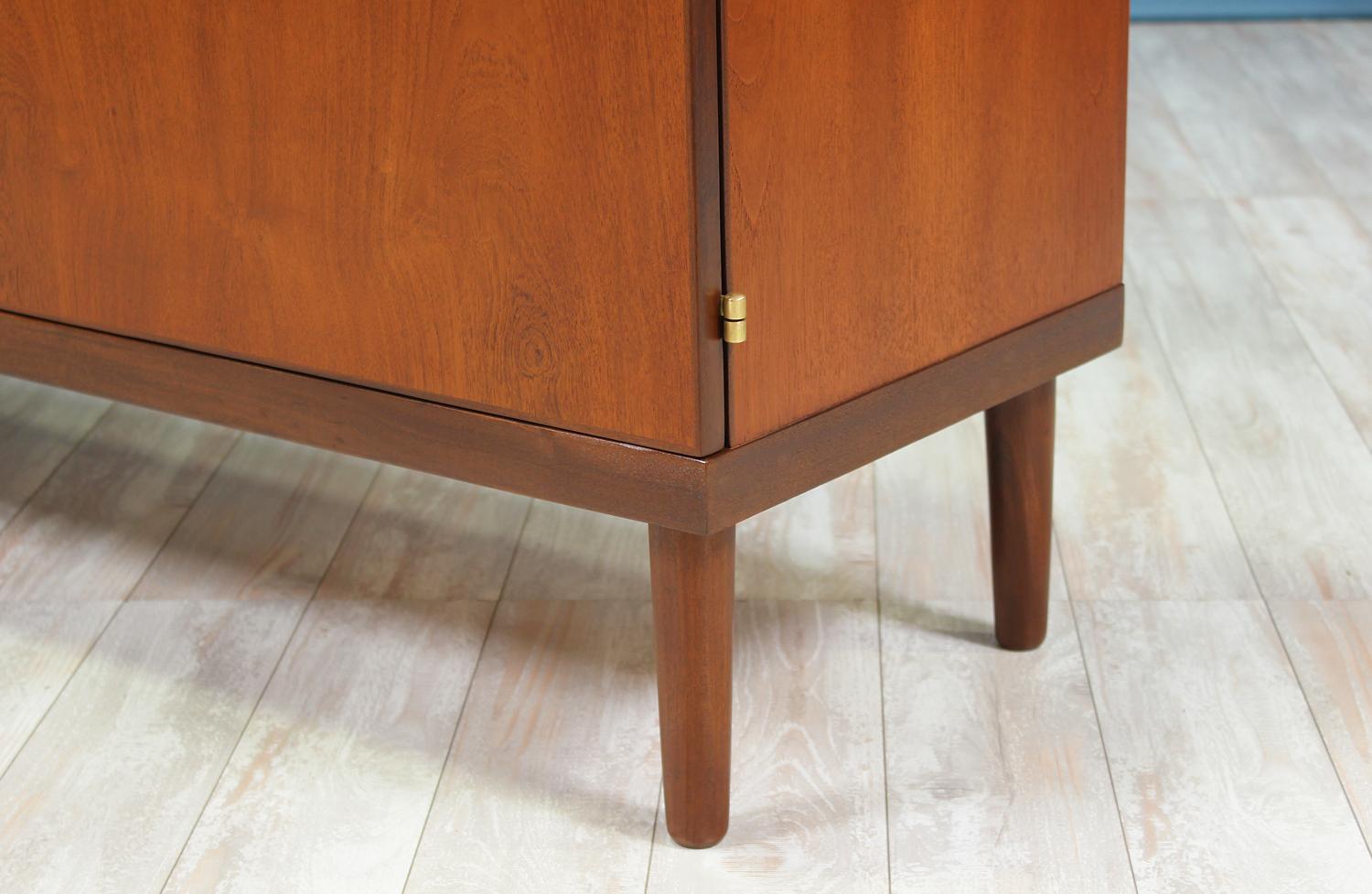 Danish Modern Teak Credenza by Hans Olsen In Excellent Condition In Los Angeles, CA