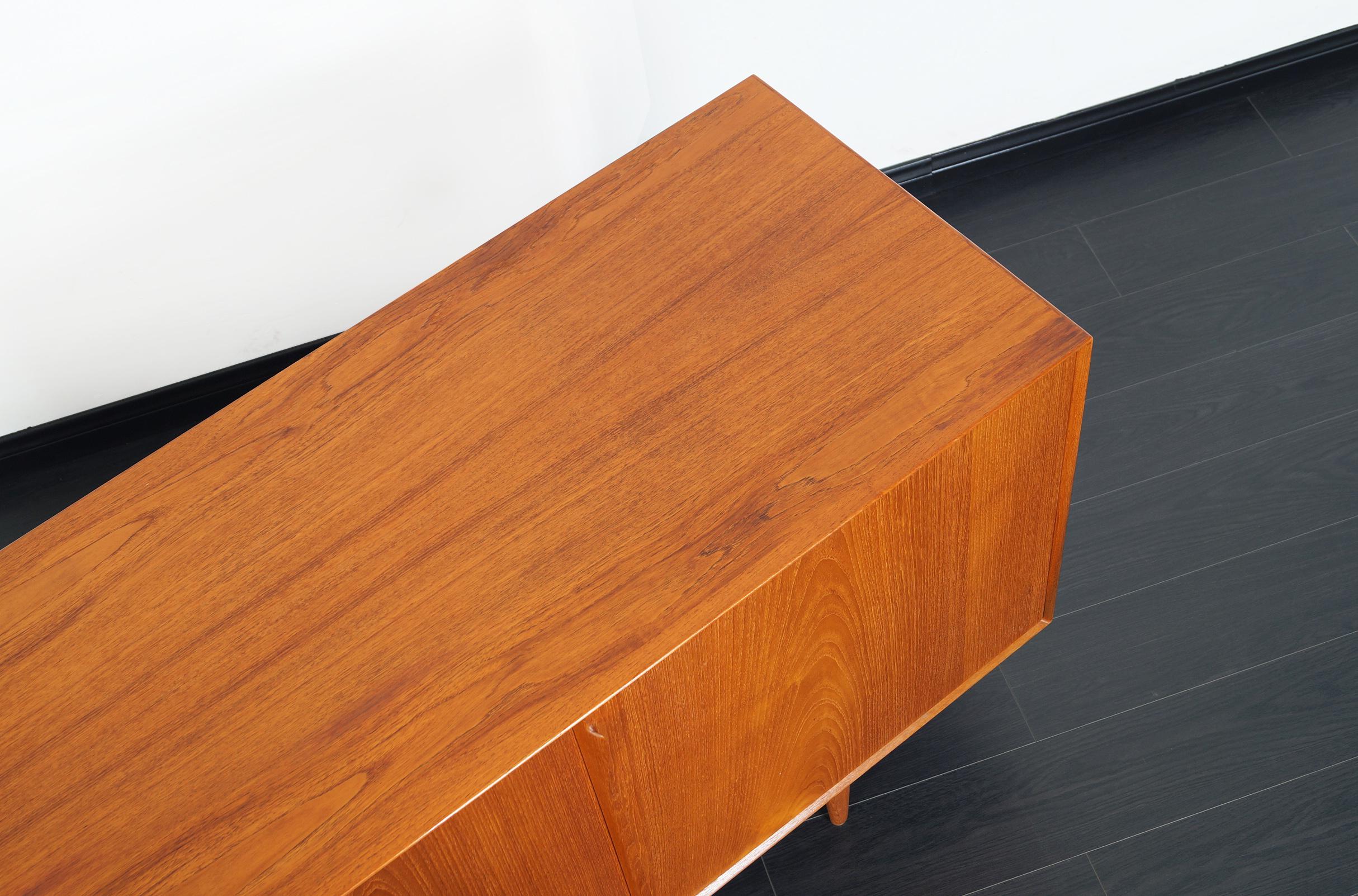 Danish Modern Teak Credenza by Henry Rosengren Hansen 4