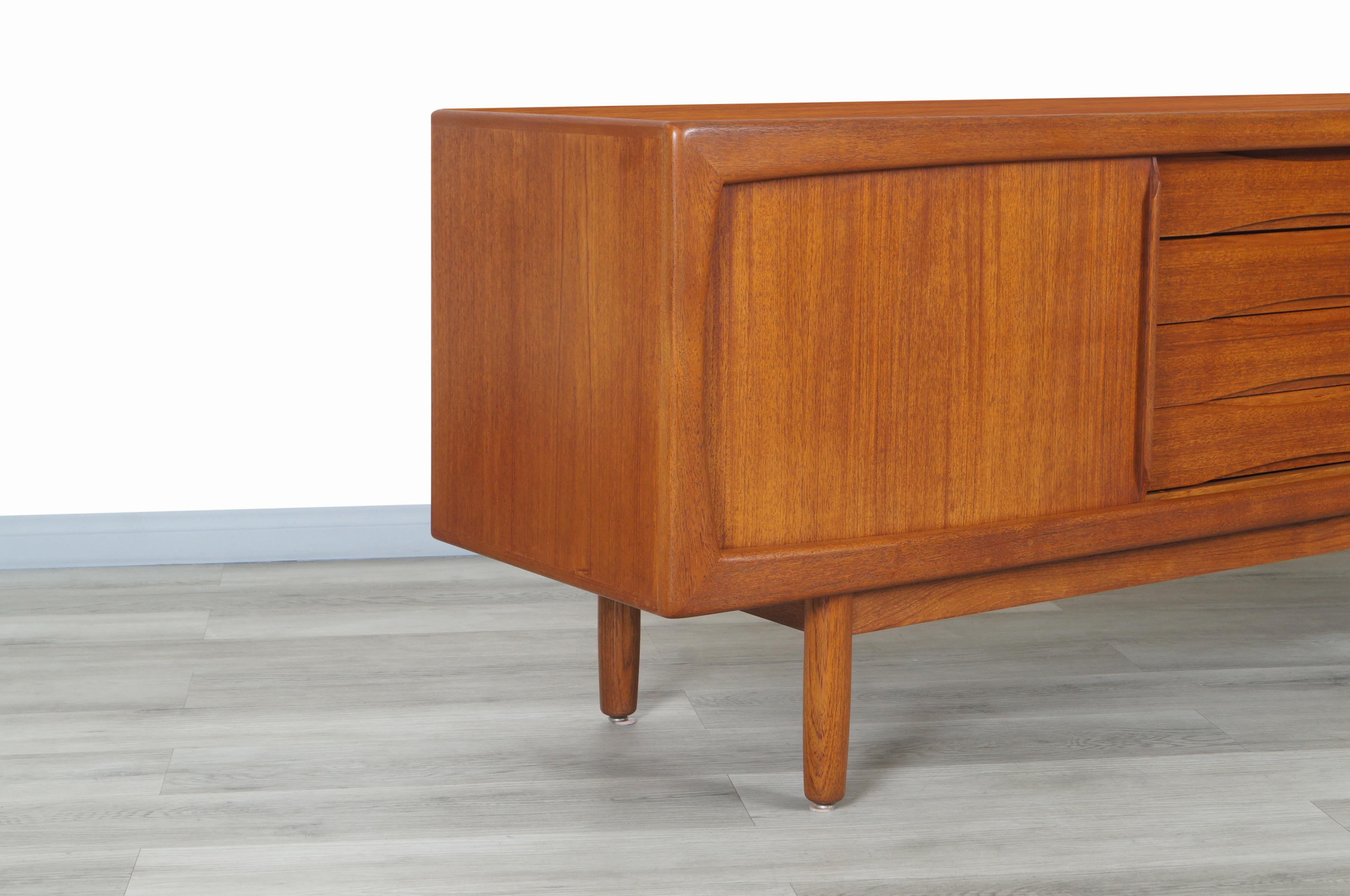 Danish Modern Teak Credenza by H.P. Hansen 5