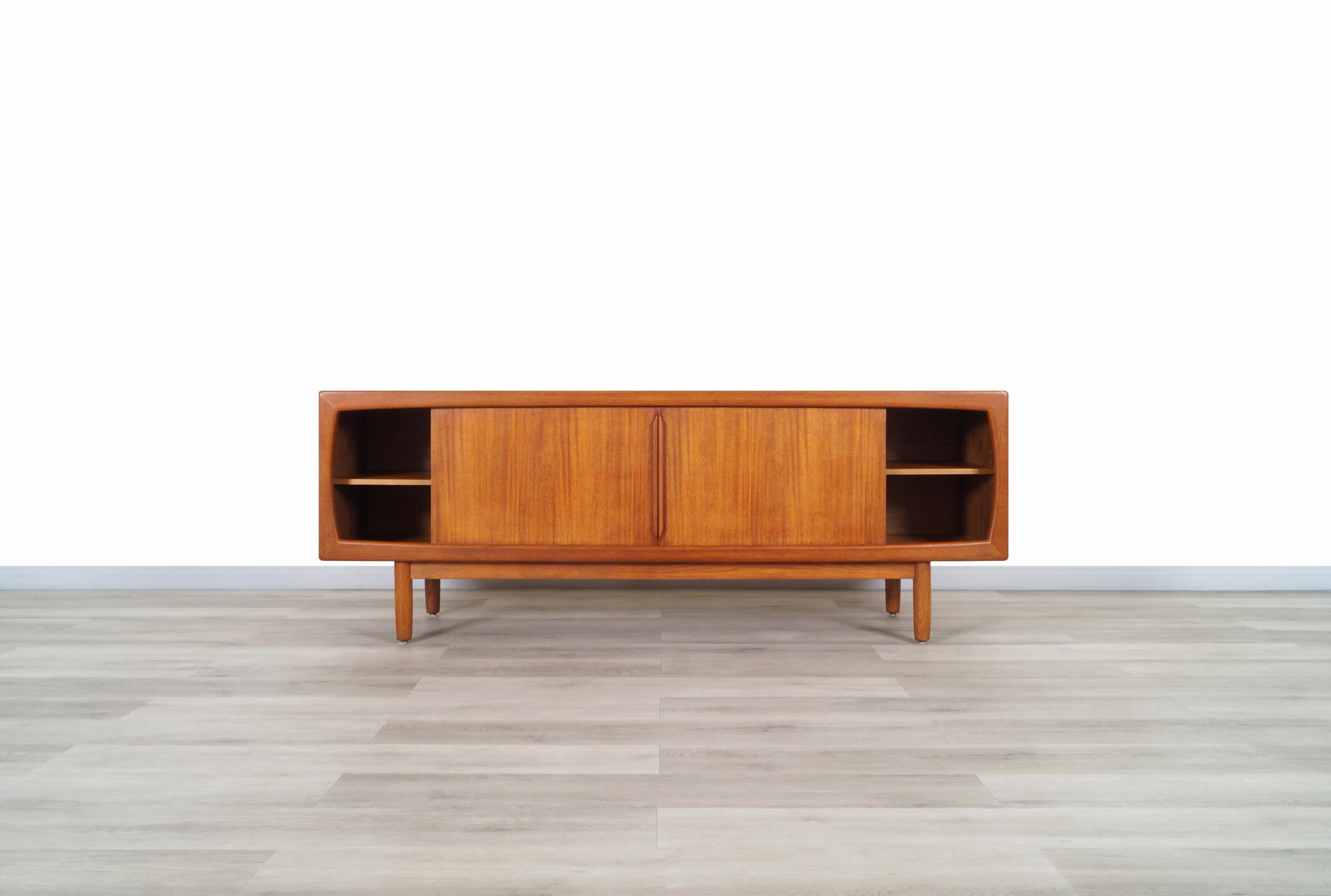 Mid-Century Modern Danish Modern Teak Credenza by H.P. Hansen