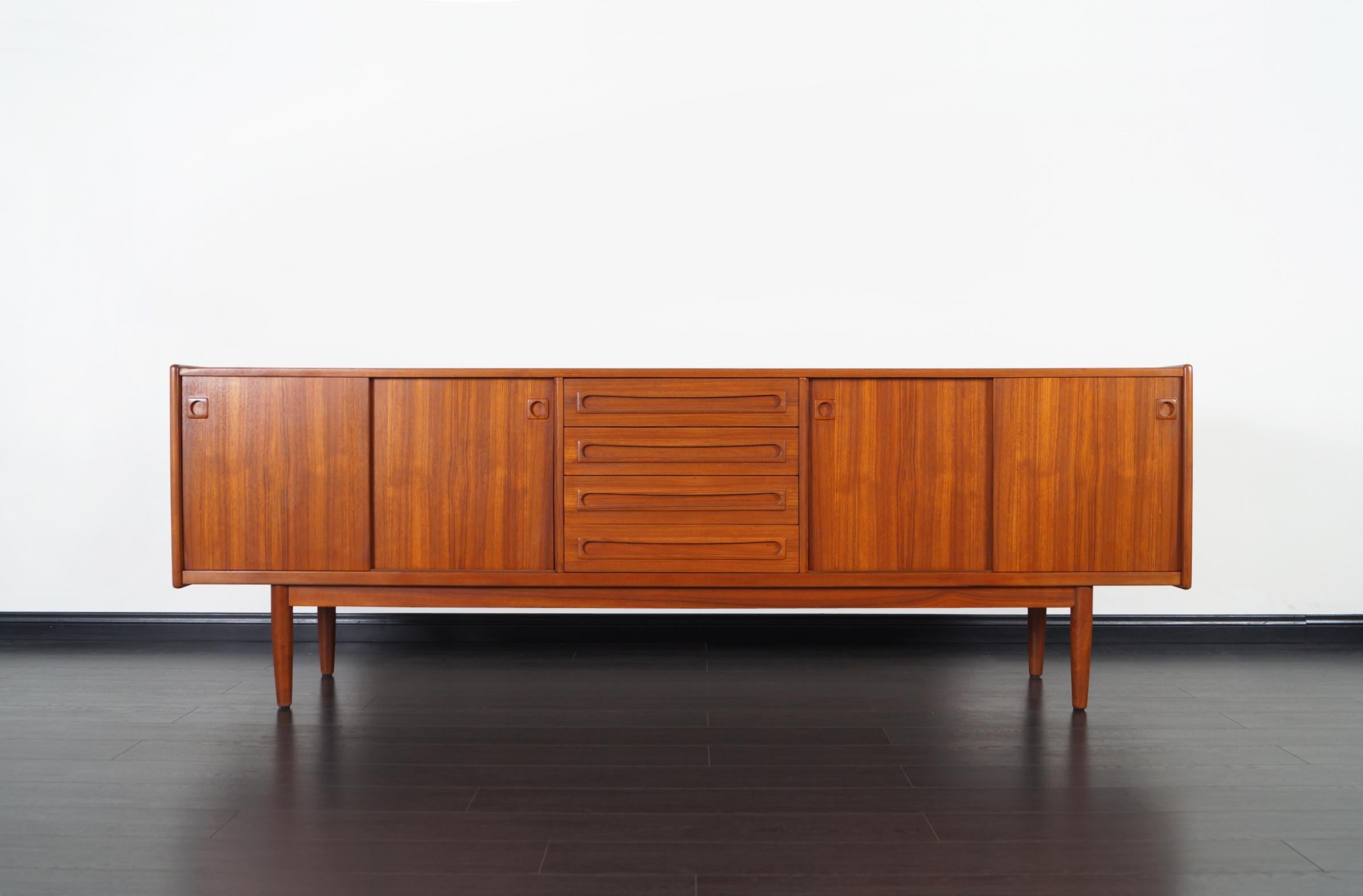 Mid-20th Century Danish Modern Teak Credenza by Johannes Andersen