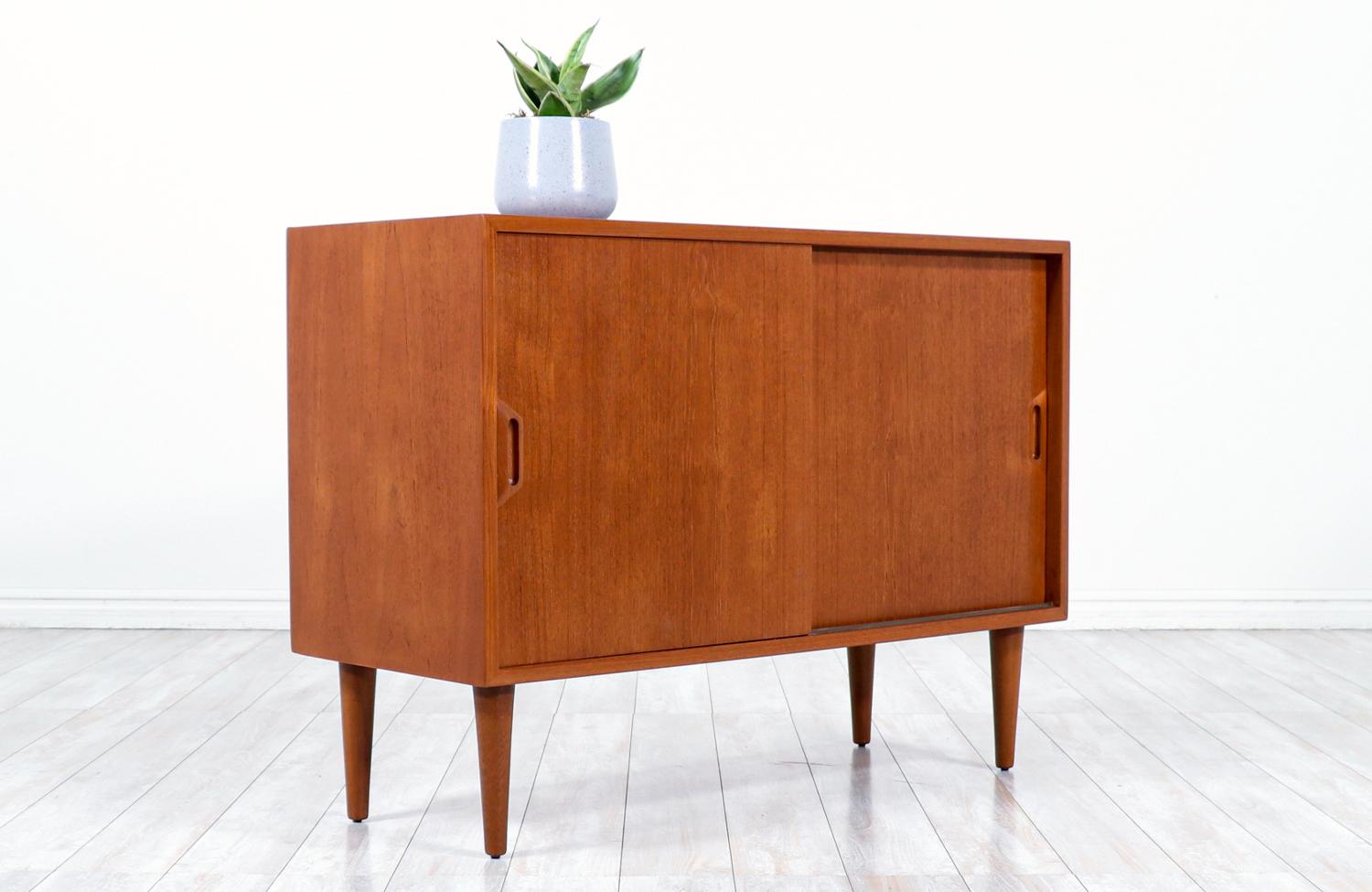 Danish modern teak credenza by Raymor.