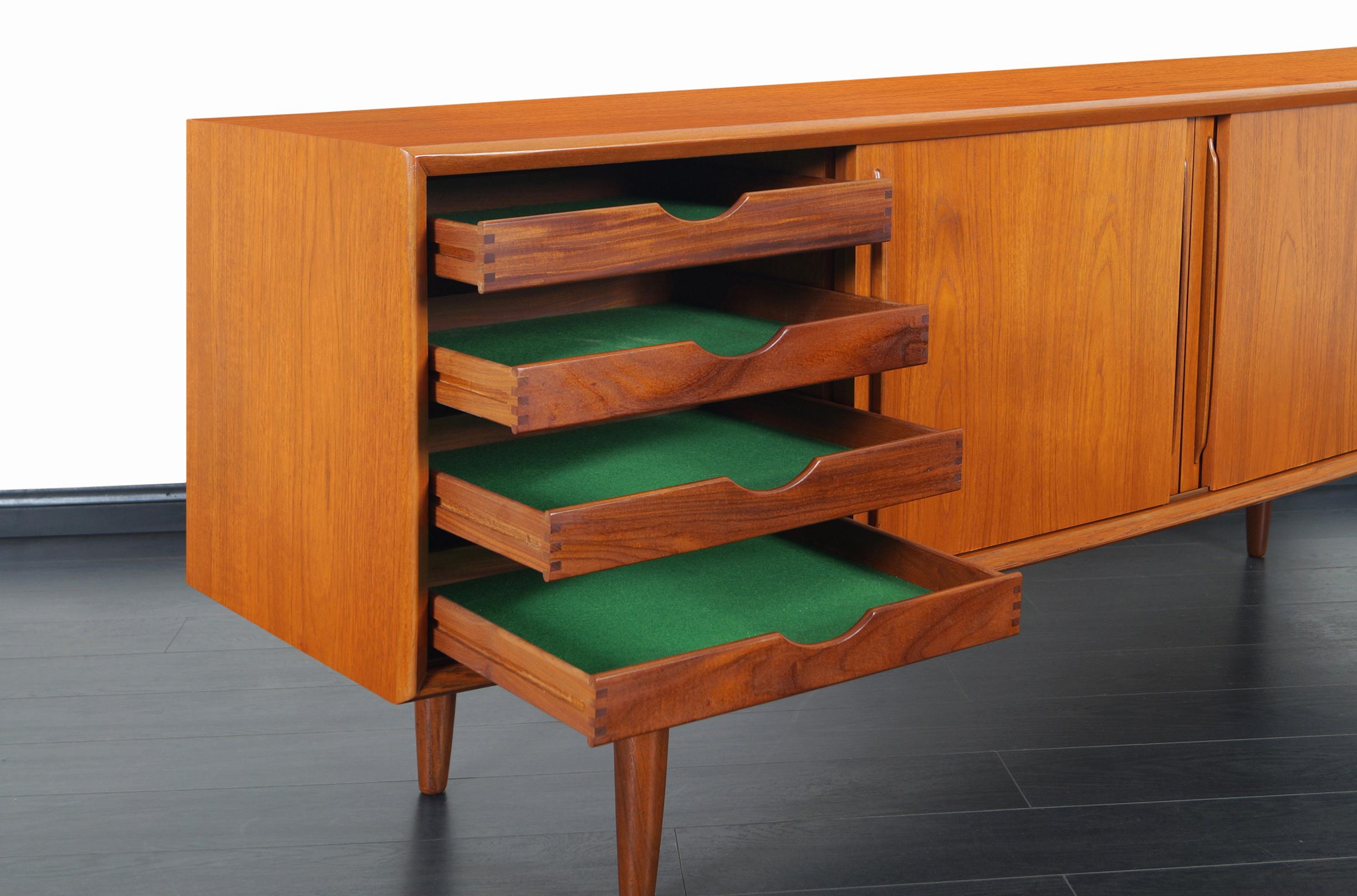 Mid-20th Century Danish Modern Teak Credenza by Svend A. Larsen