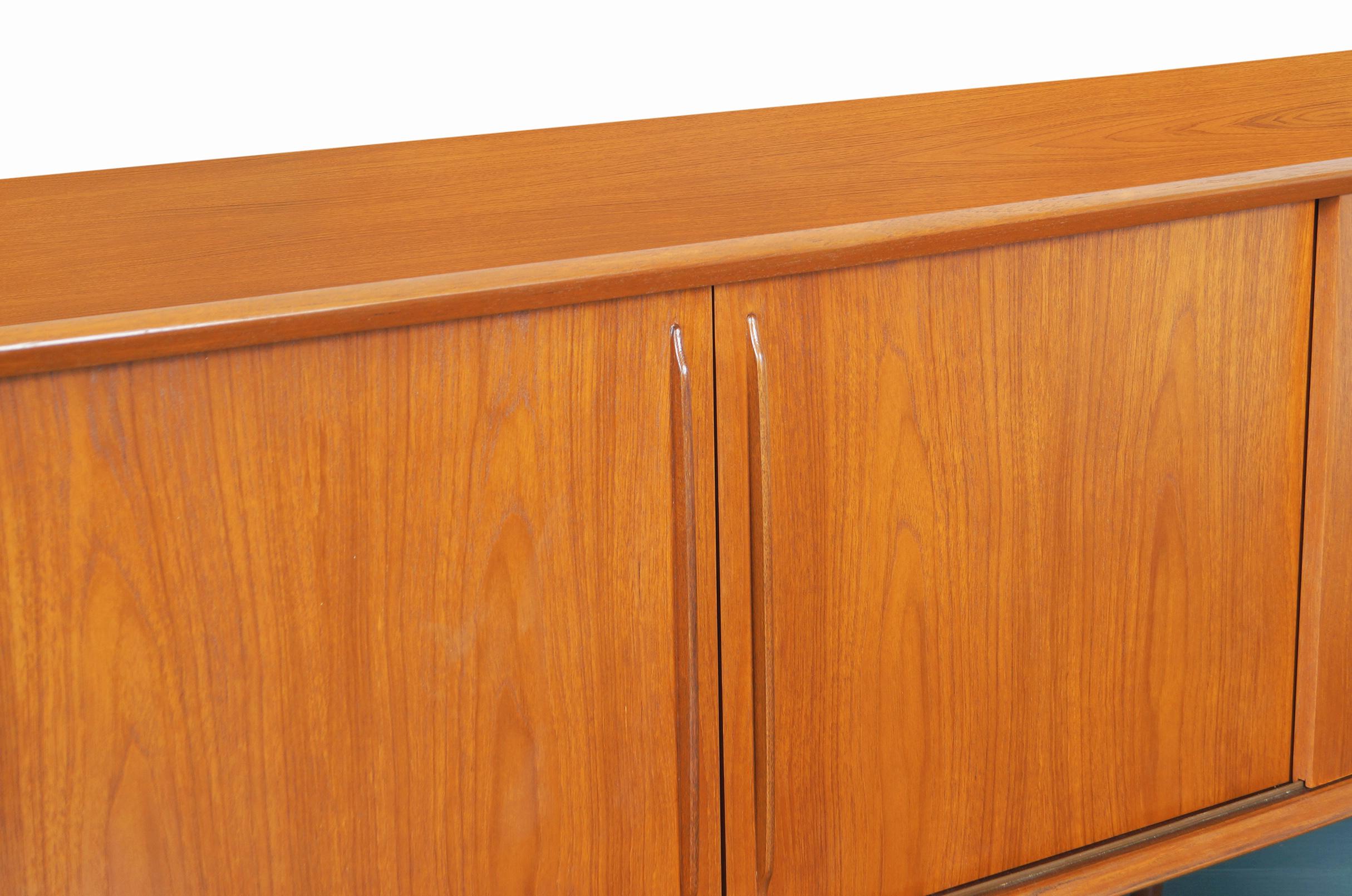 Danish Modern Teak Credenza by Svend A. Larsen 2