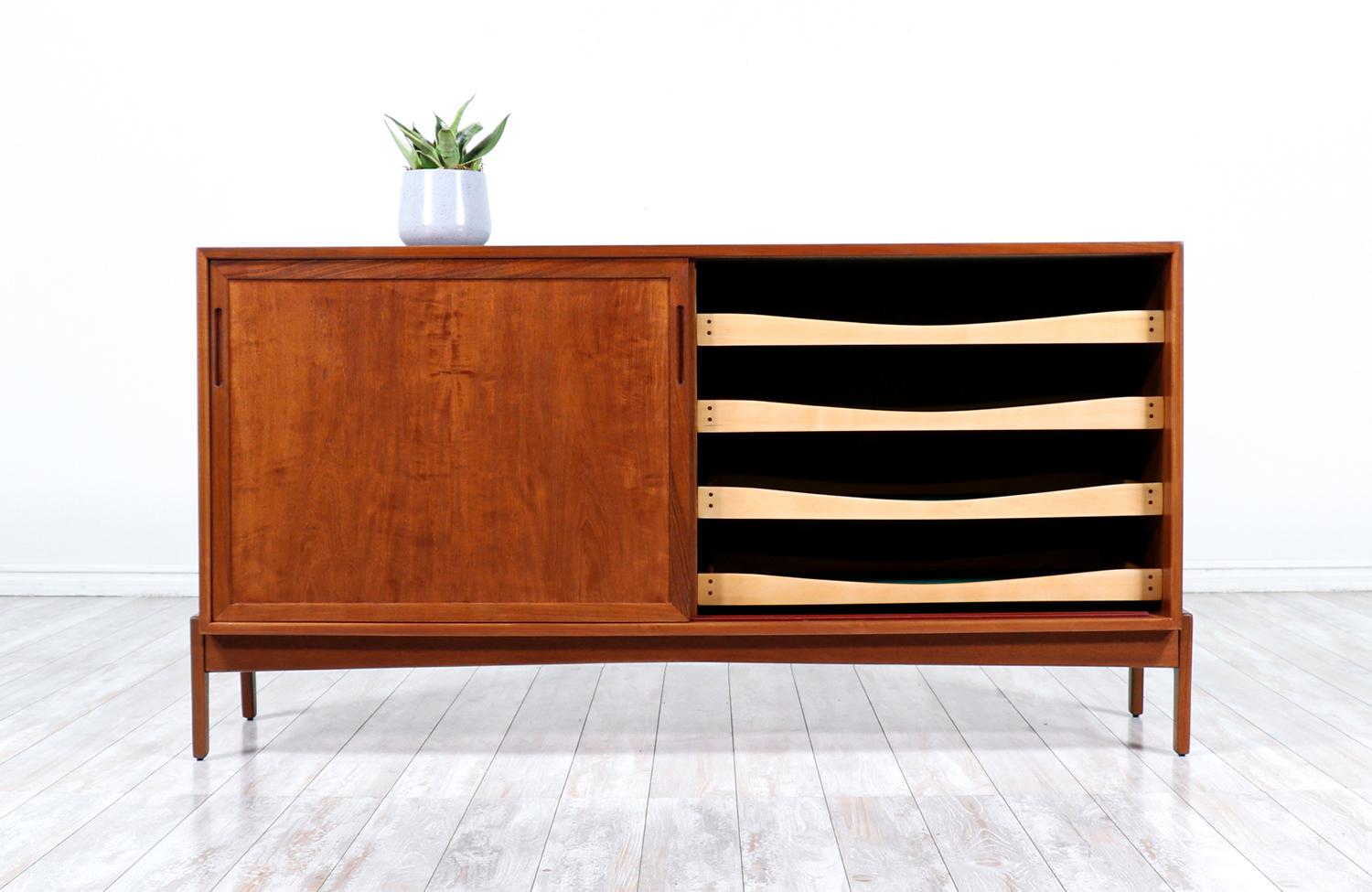 Danish Modern Teak Credenza by William Waiting In Excellent Condition In Los Angeles, CA