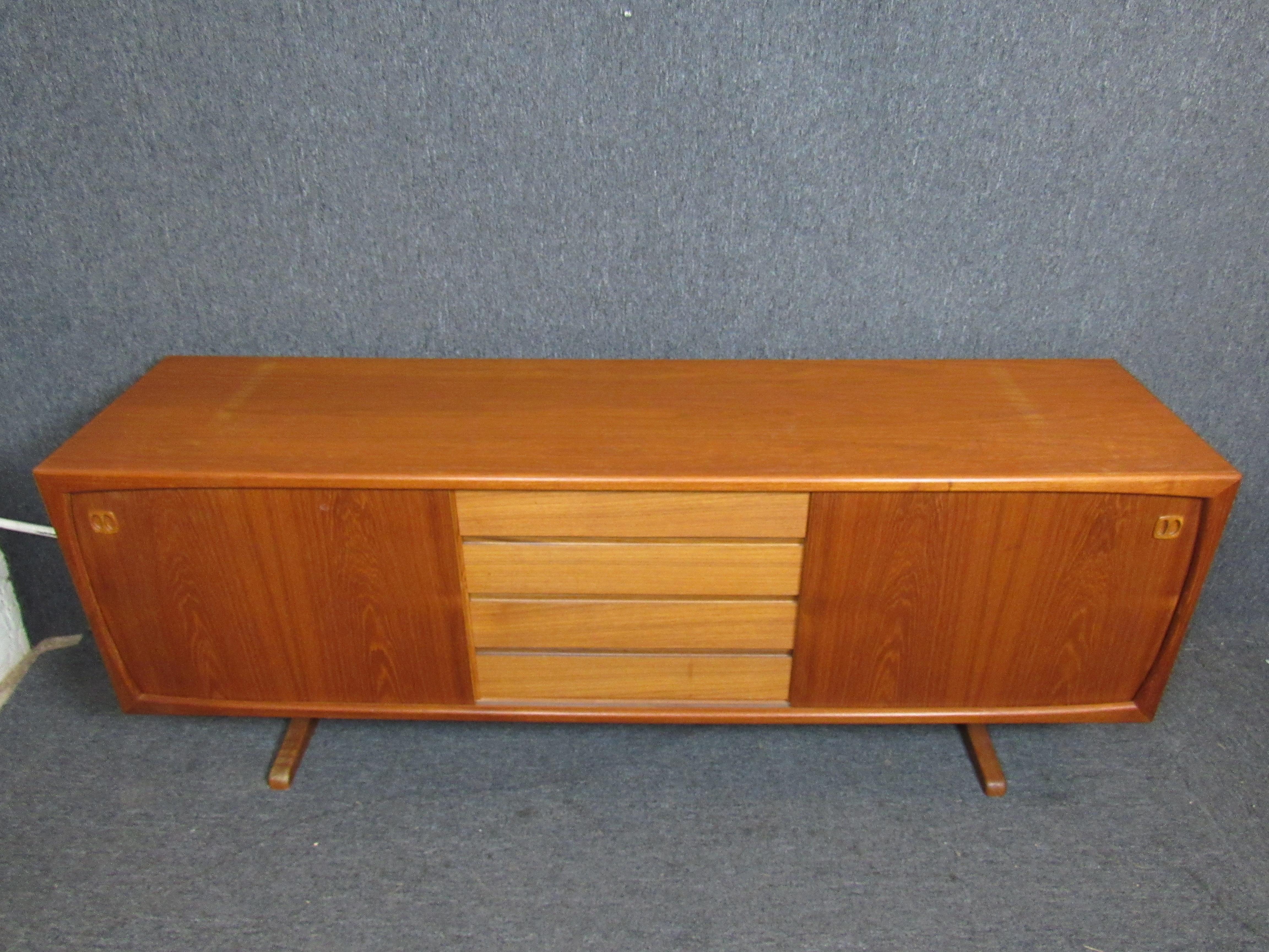Late 20th Century Danish Modern Teak Credenza