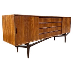 Credenza o consola danesa moderna de teca