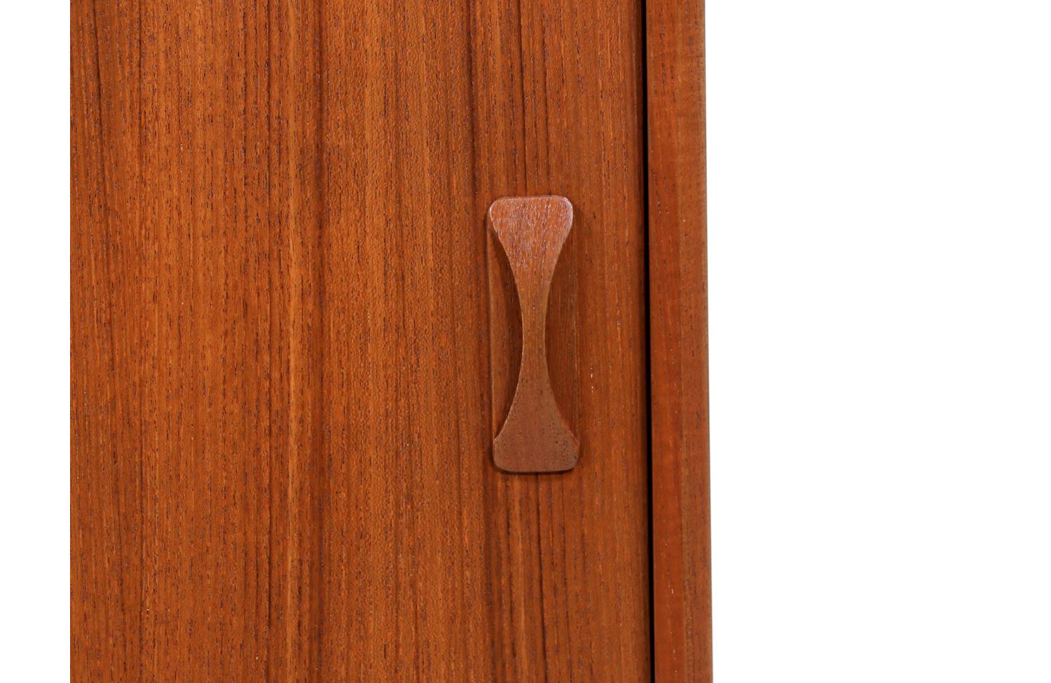 Danish Modern Teak Credenza with Bowtie Style Pulls by Clausen & Søn 5