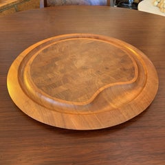 Danish Modern Teak Cutting Board Serving Tray by Jens Quistgaard For Dansk