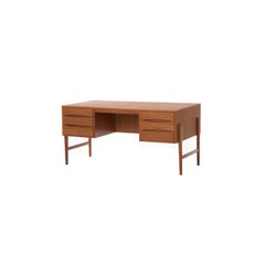 Danish Modern Teak Desk by Arne Vodder