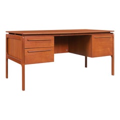 Danish Modern Teak Desk by Danflex