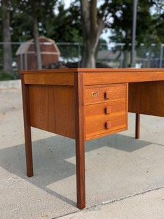 Bureau moderne danois en teck par Domino Møbler