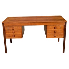 Danish Modern Teak Desk By Domino Møbler