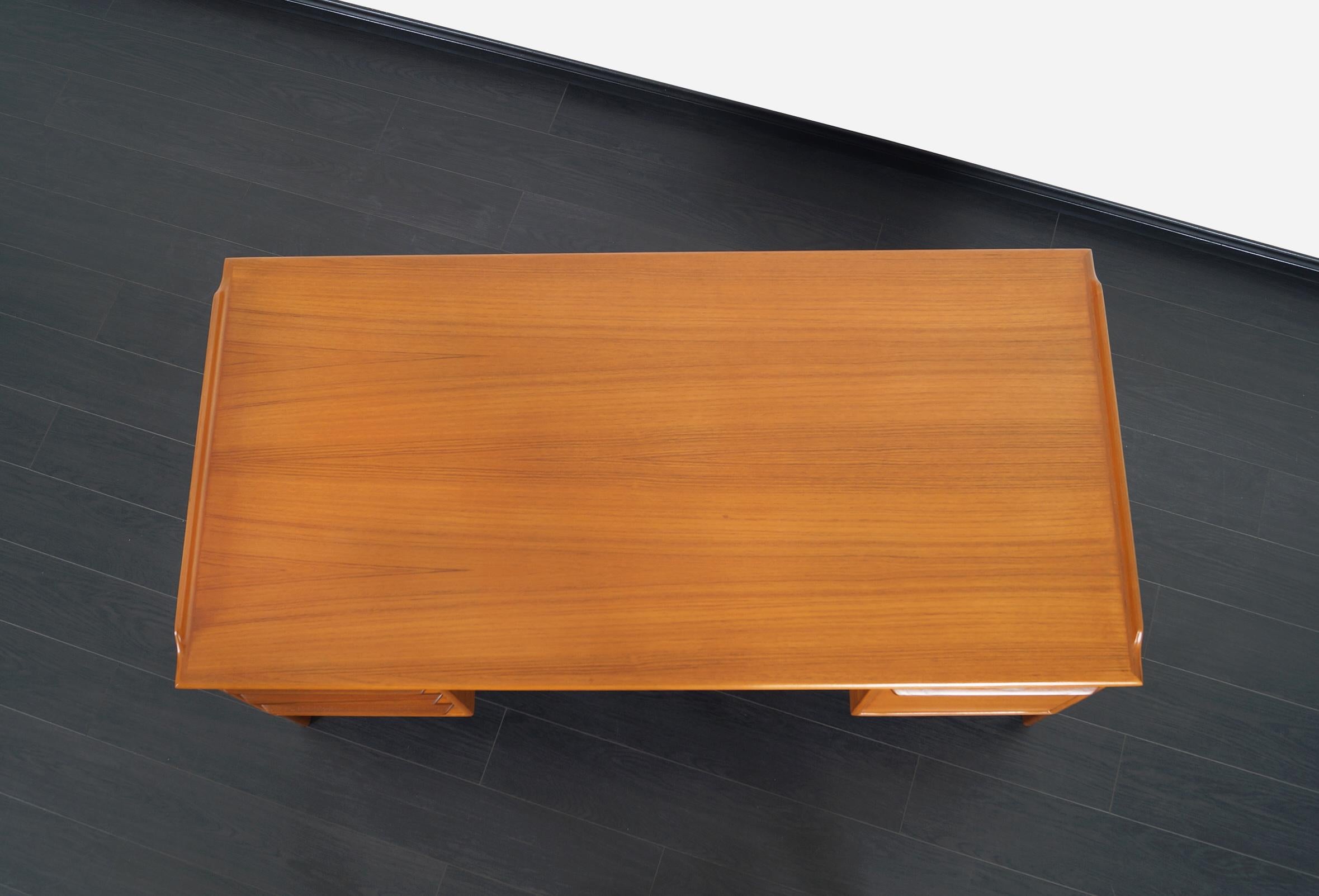 Danish Modern Teak Desk by G.V. Møbler 4