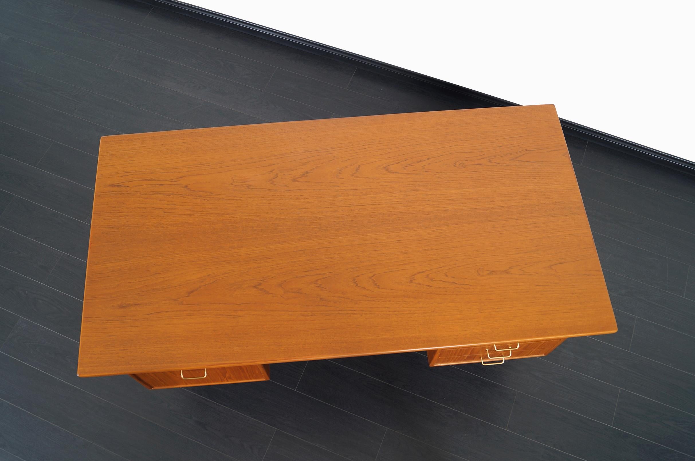 Danish Modern Teak Desk by Torben Standgaard 4