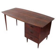 Danish Modern Teak Desk circa 1960s