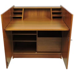 Danish Modern Teak Desk in a Box, Magic Box Desk by BRDR Furbo