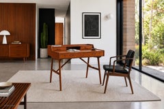 Dänischer moderner Teakholzschreibtisch Model No. 64 von Arne Wahl Iversen