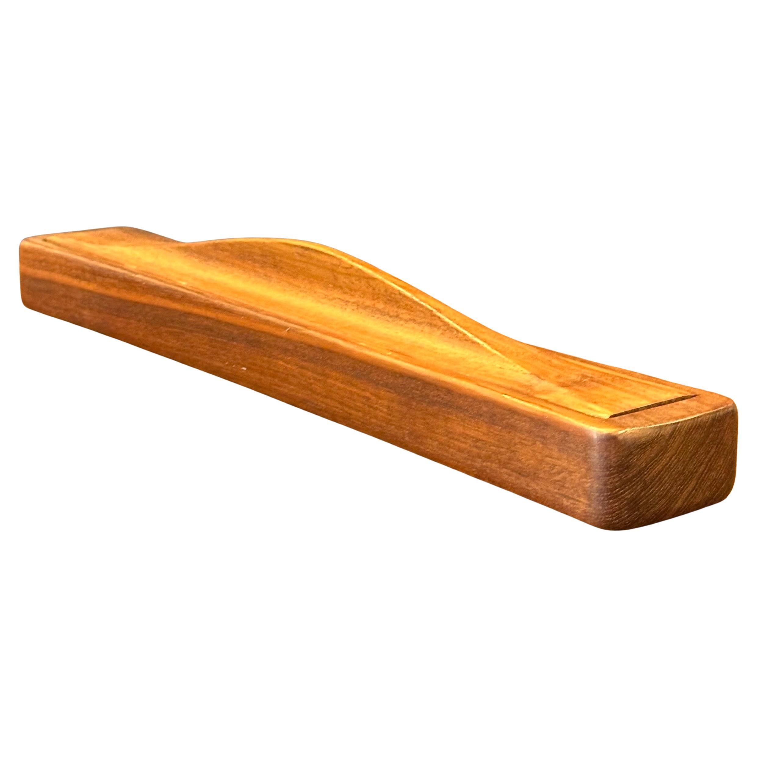 Danish Modern Teak Desk Organizer Box by Jens Quistgaard for Dansk In Good Condition For Sale In San Diego, CA