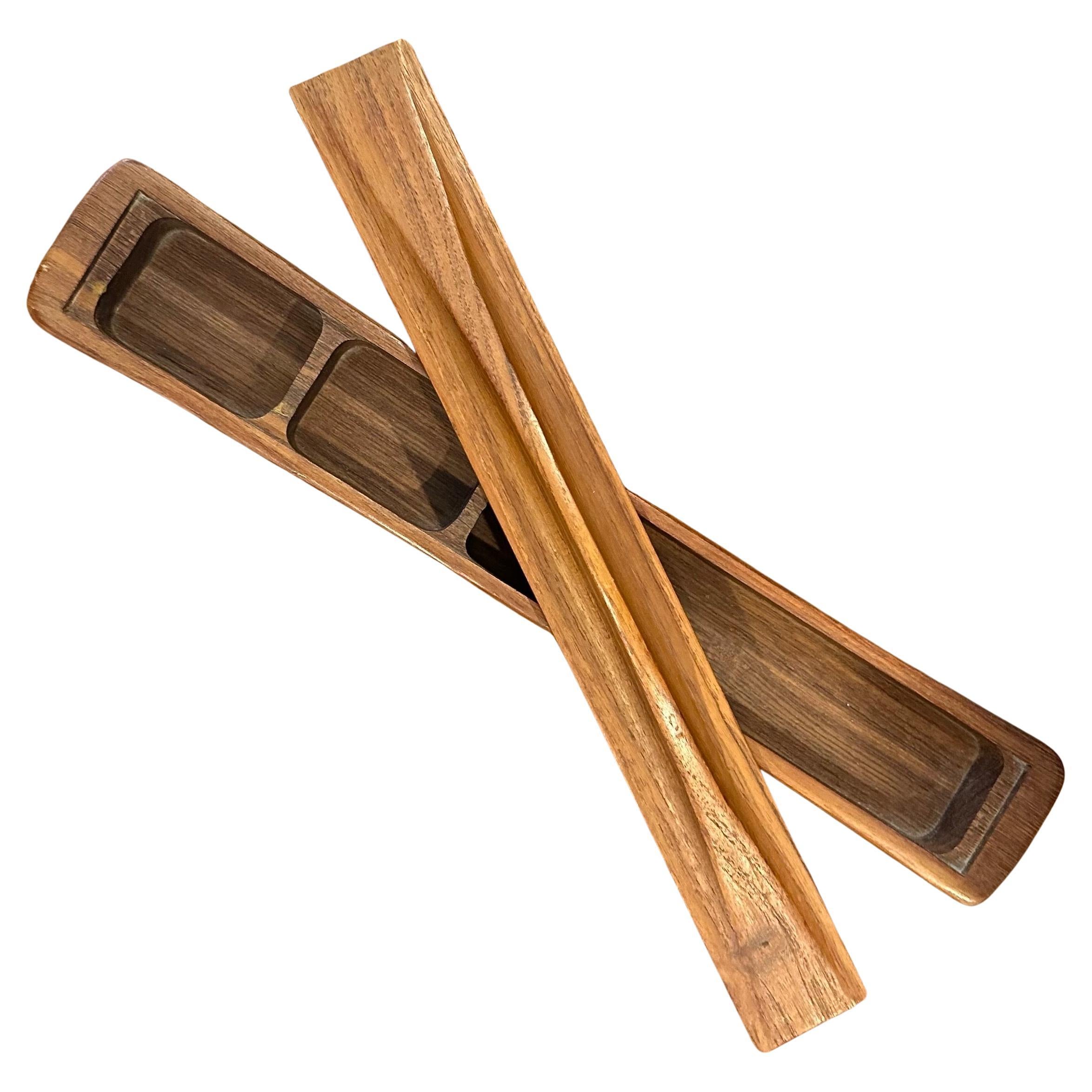 20th Century Danish Modern Teak Desk Organizer Box by Jens Quistgaard for Dansk For Sale