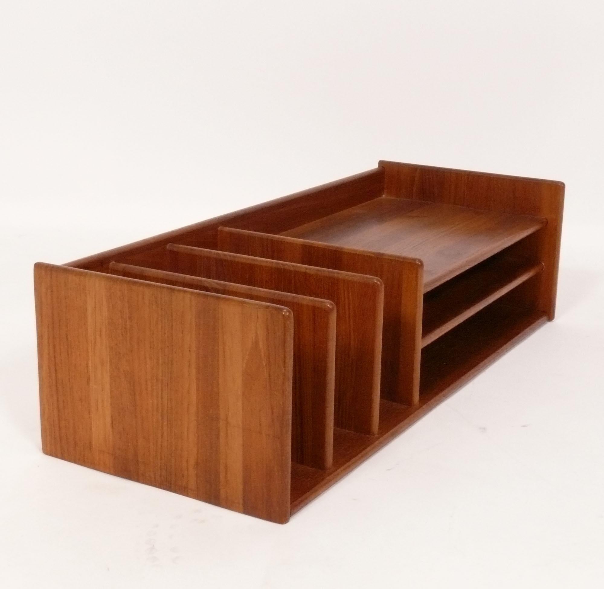 Danish Modern Teak Desk Organizer by George Petersens In Good Condition In Atlanta, GA