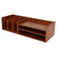 Danish Modern Teak Desk Organizer by George Petersens