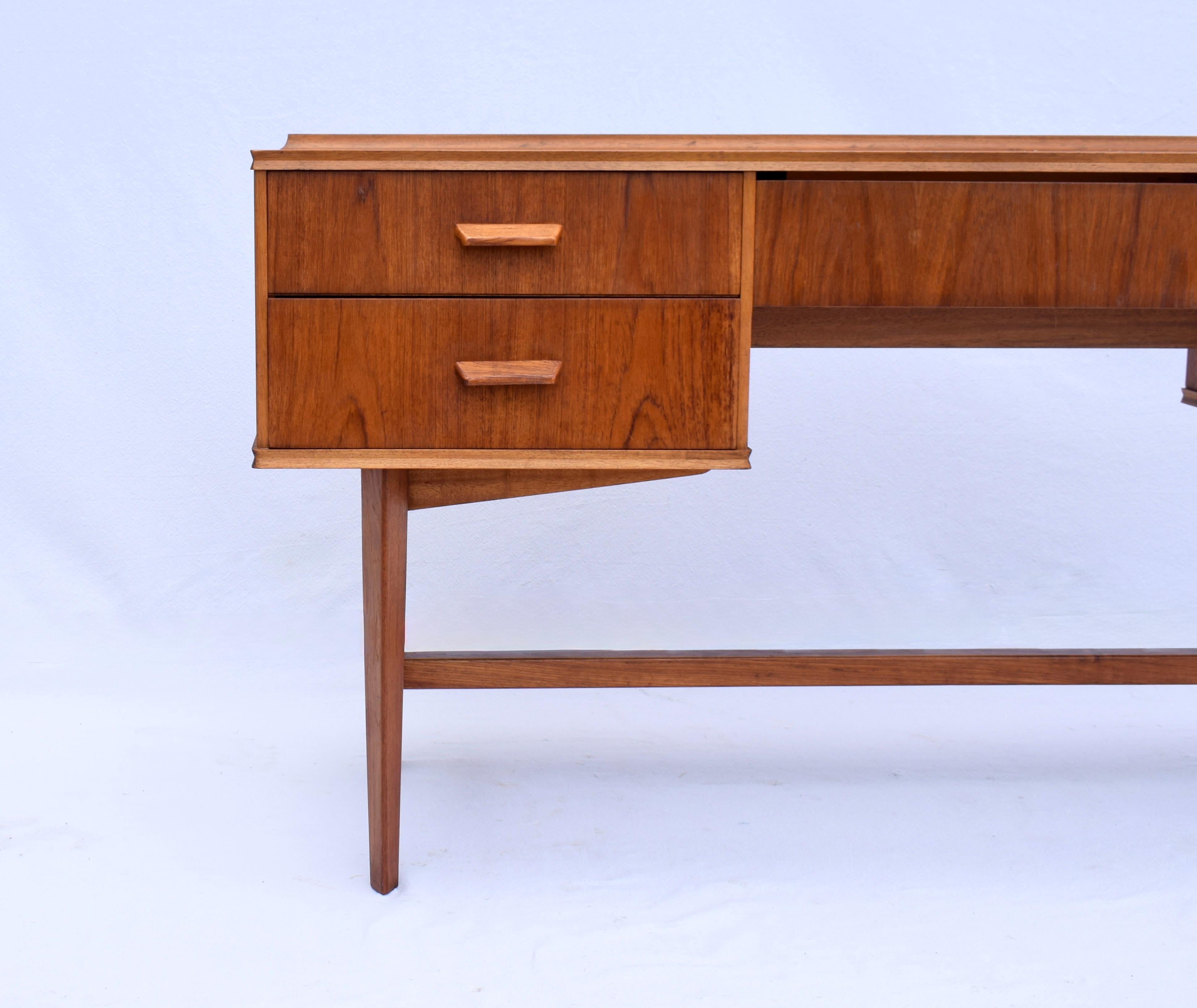 Mid-Century Modern Danish Modern Teak Desk Set by Gimson & Slater LTD For Sale