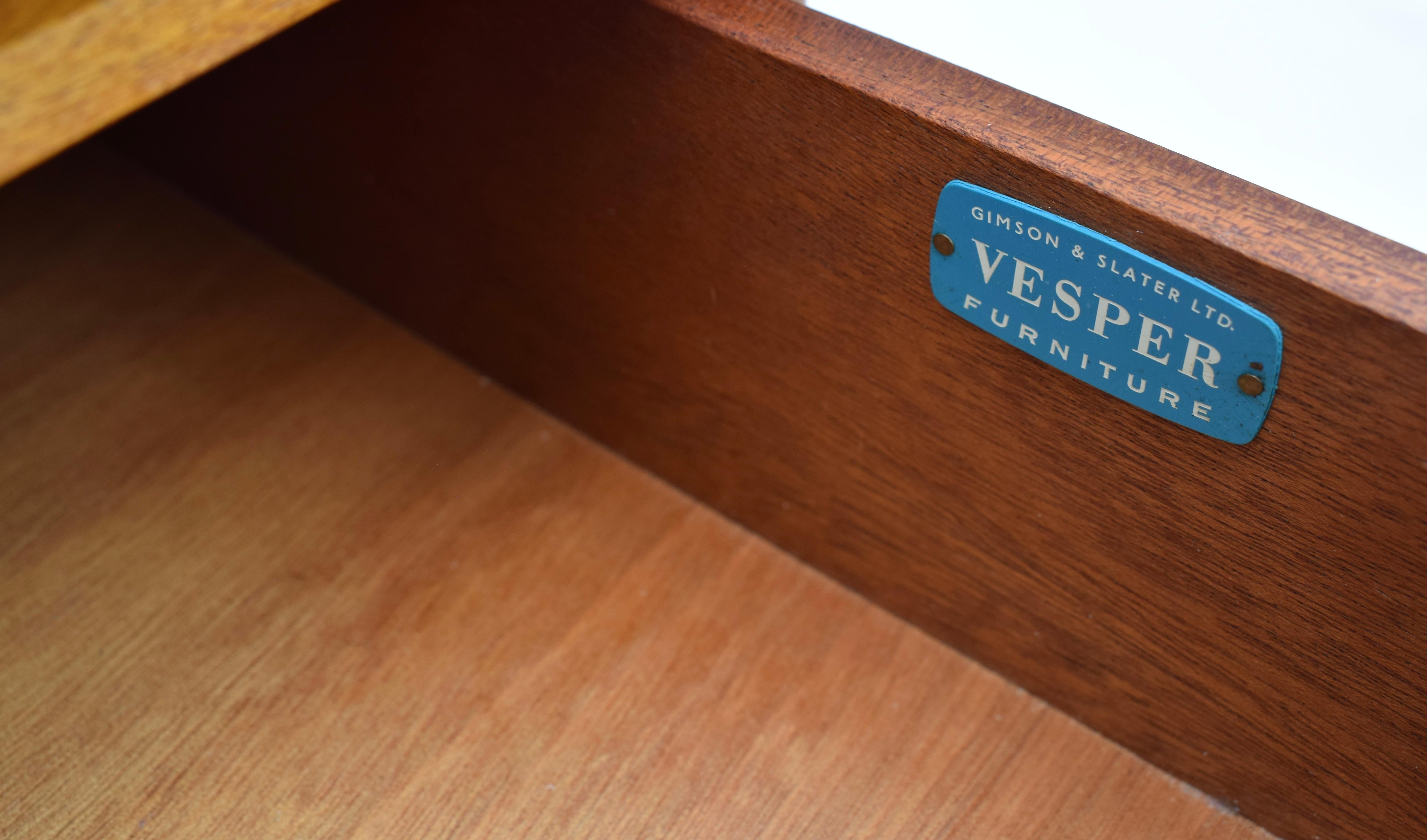 20th Century Danish Modern Teak Desk Set by Gimson & Slater LTD For Sale