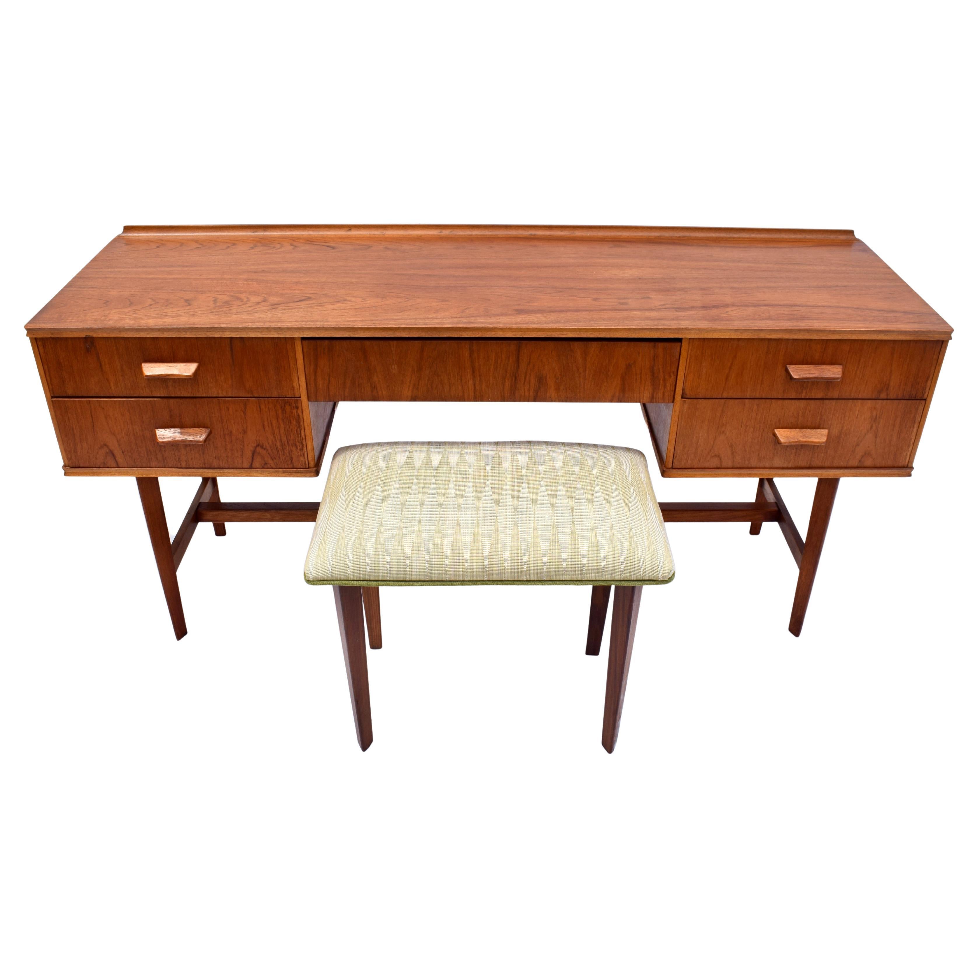 Danish Modern Teak Desk Set by Gimson & Slater LTD For Sale